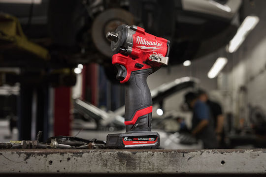Milwaukee FCIWF12G3-502X Brushless Impact Wrench Battery 12V 2x5Ah with Socket 1/2"