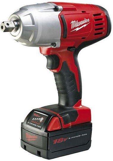 Milwaukee HD18 HIW-402C Μπουλονόκλειδο Μπαταρίας 18V 2x4Ah με Υποδοχή 1/2"