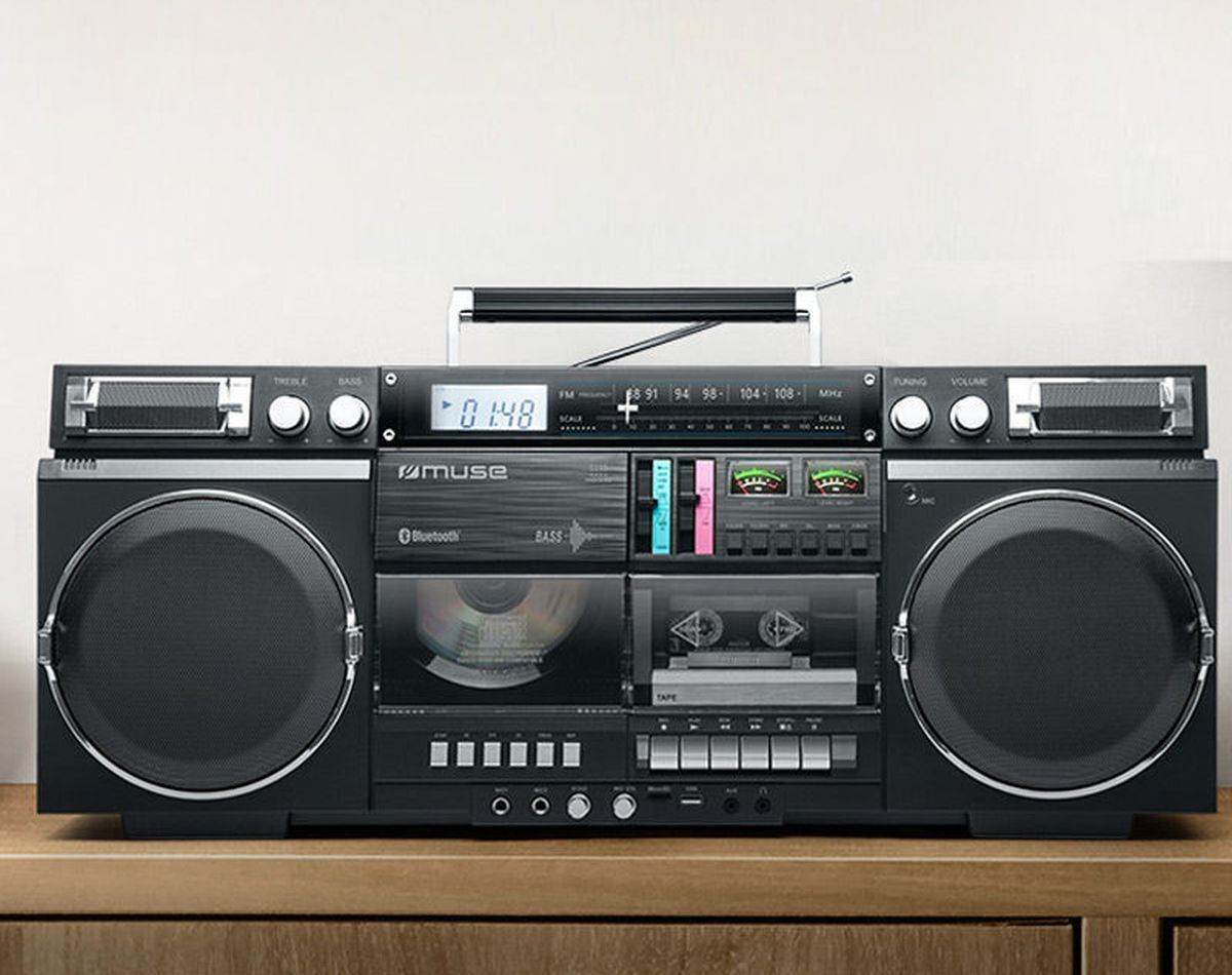 Muse Portabil M-380 M-380GB cu Bluetooth / CD / MP3 / USB / Casetă