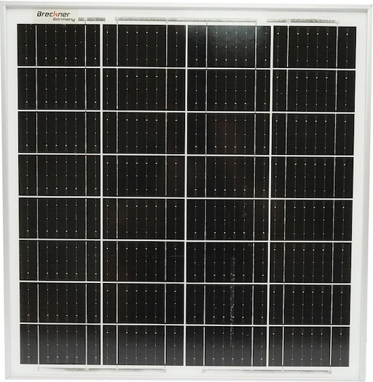 Panou Solar Fotovoltaic Monocristalin 30W Cablu de Conexiune 90cm Tensiune Maximă 18V 420x405x25mm Breckner Germania