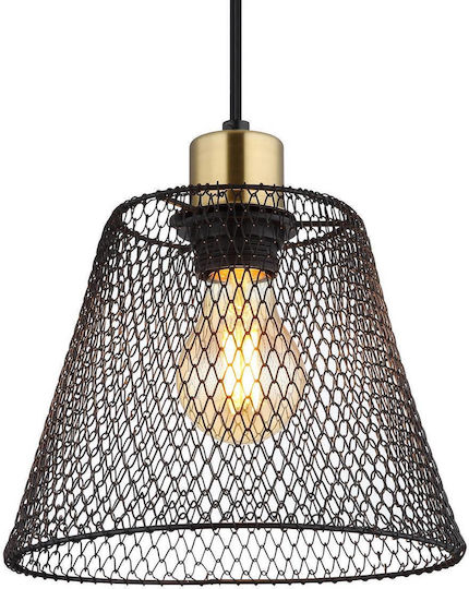 Globo Lighting Hängelampe Schwarz mit Fassung E27 20x20x120cm.