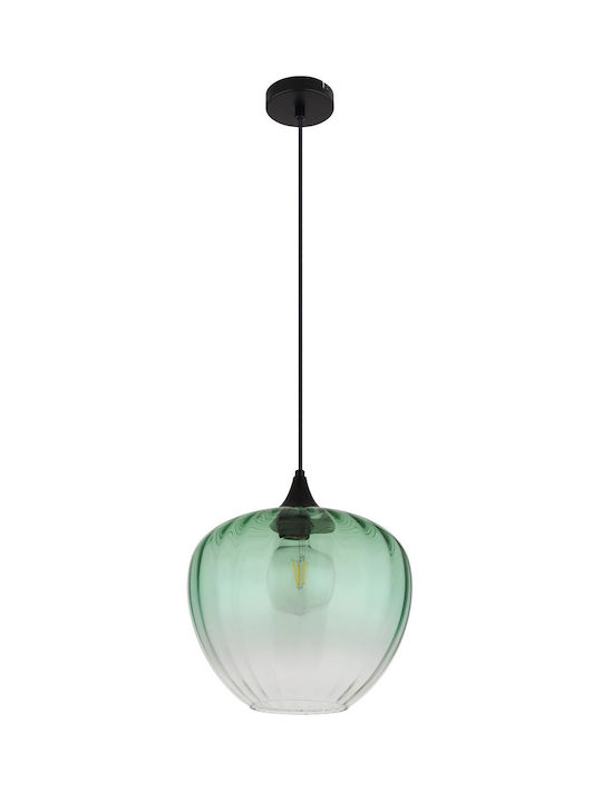 Globo Lighting Pendant Light Black with Socket E27 29x29x120cm
