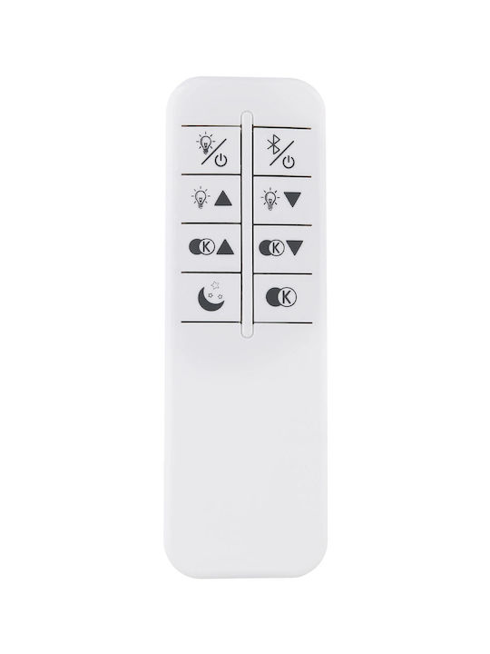 Globo Lighting Smart Ceiling Mount Light White with Integrated LED and Remote Control
