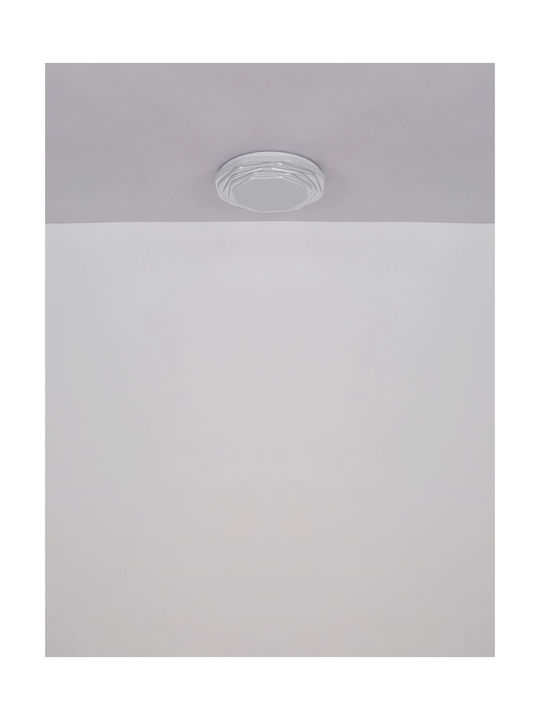 Globo Lighting Πλαφονιέρα Οροφής Λευκή με Ενσωματωμένο LED