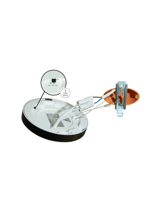 Globo Lighting Lasse Ceiling Mount Light 29.8cm White with Integrated LED