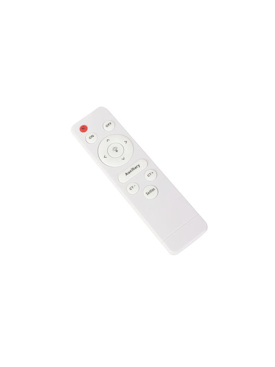 Eko Light Optima Πλαφονιέρα Οροφής 48εκ. Μαύρη με Ενσωματωμένο LED και Τηλεχειριστήριο