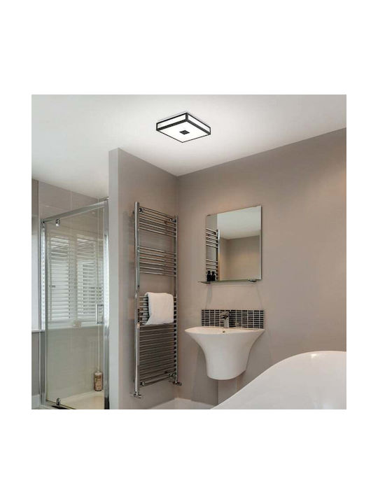 Rabalux Deckenleuchte Badezimmer Schwarz mit Integrierter LED