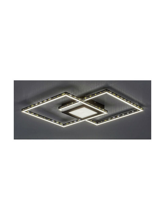 Rabalux Casimir Ceiling Mount Light 57cm Black with Integrated LED