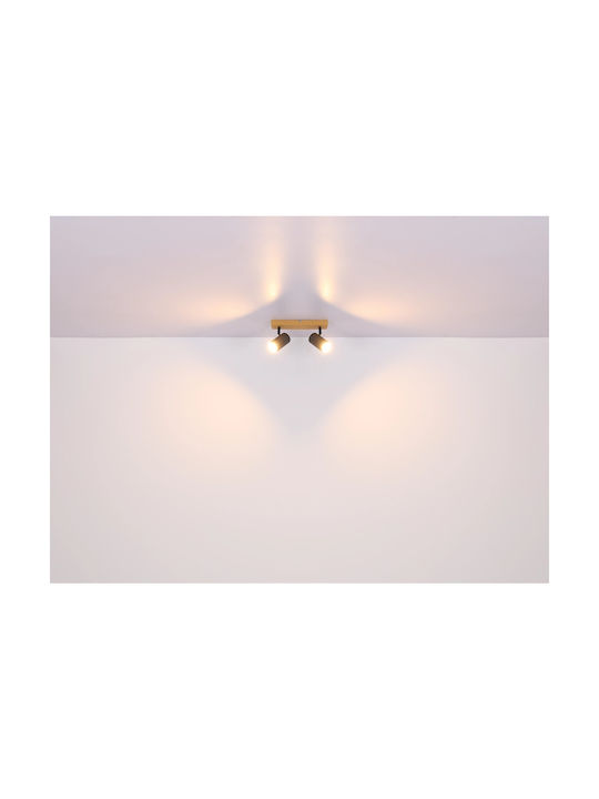 Globo Lighting Σποτ με 5 Φώτα και με Ντουί GU10 σε Λευκό Χρώμα