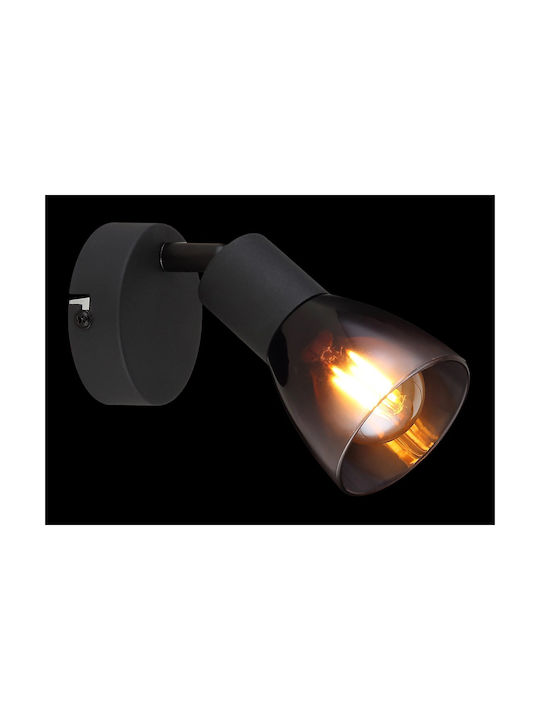 Globo Lighting Μονό Σποτ με Ντουί E14 σε Μαύρο Χρώμα