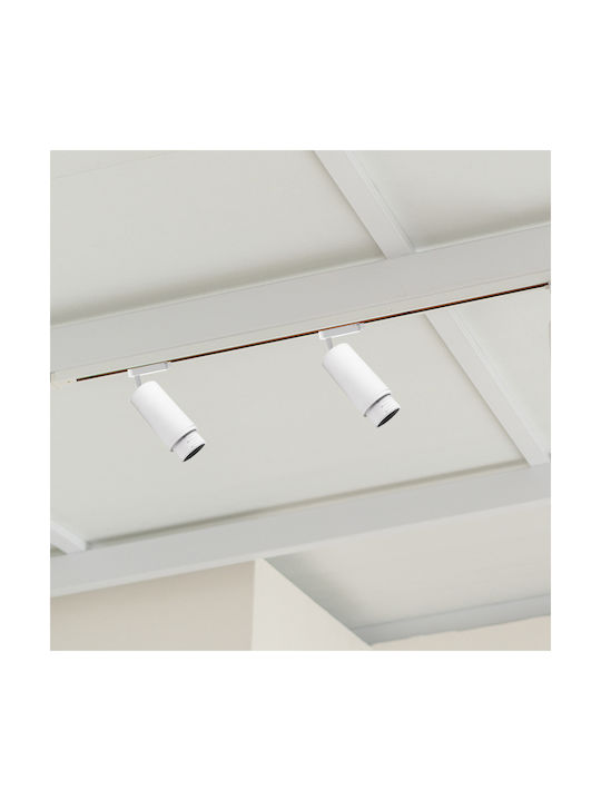 Eko Light Mica Single Spot with Socket GU10 in White Color