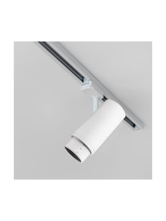Eko Light Mica Single Spot with Socket GU10 in White Color