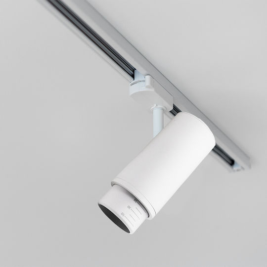 Eko Light Mica Μονό Σποτ με Ντουί GU10 σε Λευκό Χρώμα