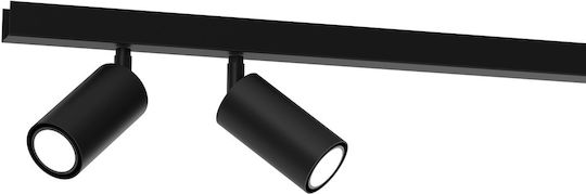 Eko Light Hudson Spot cu 4 Lumini și cu Soclu GU10 în Culoare Negru
