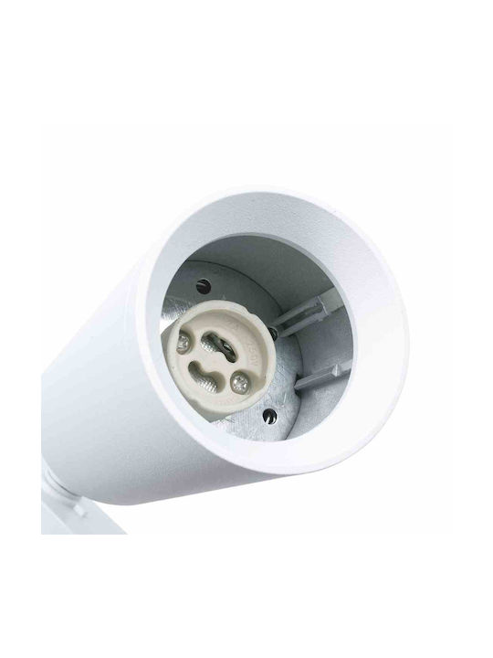 Eko Light Single Spot with Socket GU10 in White Color