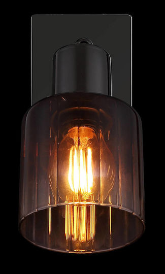 Globo Lighting Осветително тяло За стена с фасунга E14 и ключ Меден 8x16см.
