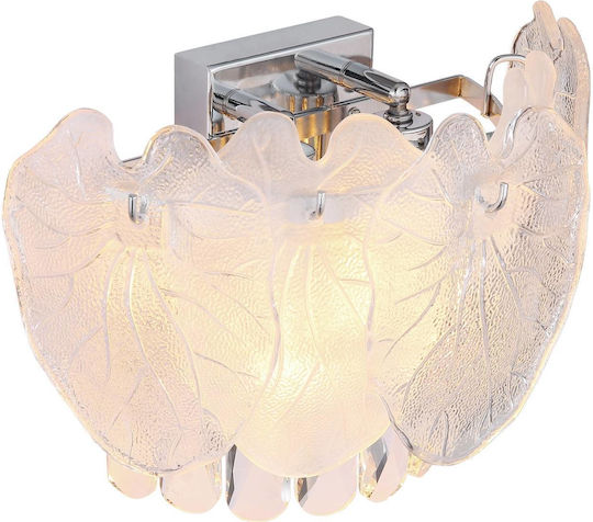 Globo Lighting Lamp Wall with Socket E14 Transparent 31.5x20.8cm