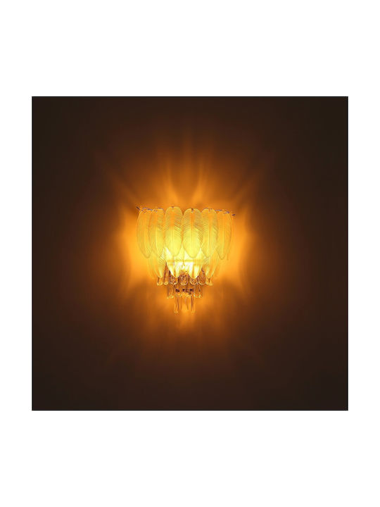 Globo Lighting Φωτιστικό Τοίχου Διάφανο 35.5x40εκ. Globo Lighting Φωτιστικό Τοίχου Διάφανο 35.5x40εκ.