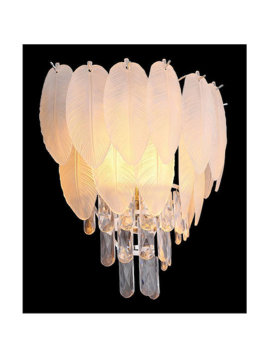 Globo Lighting Lamp Wall with Socket E14 Transparent 35.5x40cm