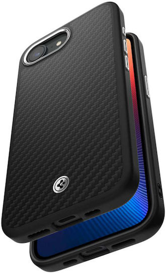 Spigen Enzo Aramid Umschlag Rückseite Aramidfaser Schwarz iPhone 17e / 16e