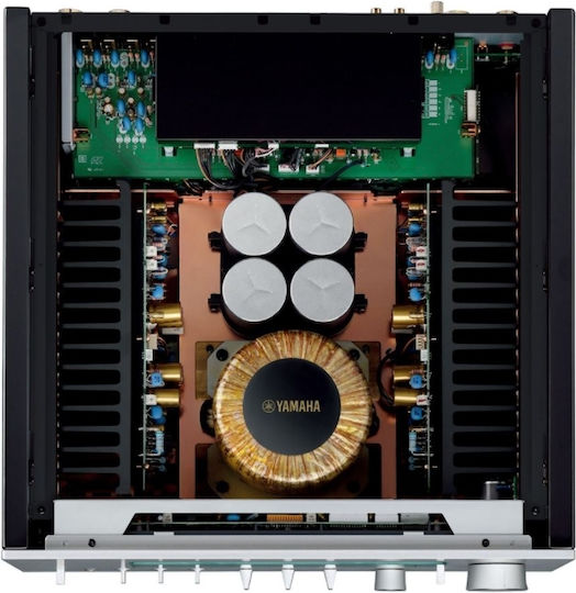 Yamaha A-S3200 (S/PB) Ολοκληρωμένος Ενισχυτής Hi-Fi Stereo 200W/4Ω 120W/8Ω 30929 Ασημί