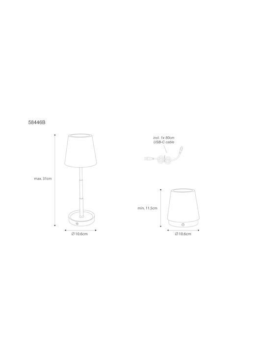 Globo Lighting Decorative Lamp Black
