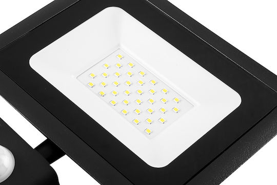 Neo Tools Στεγανός Προβολέας LED 30W Ψυχρό Λευκό 6500K με Αισθητήρα Κίνησης IP65