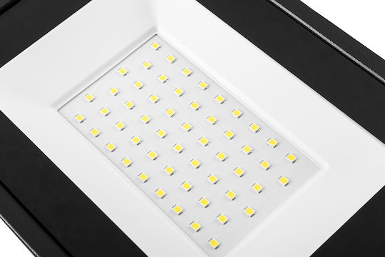 Neo Tools Waterproof LED Floodlight 50W Cold White 6500K with Motion Sensor IP65