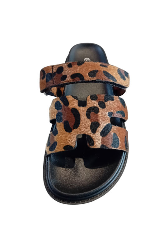 Flache Sandalen für Damen LEOPAR