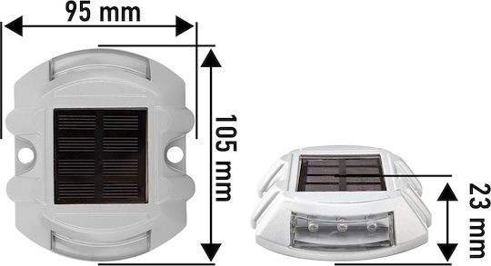 Neo Tools Solar Light Floor 20lm IP65 10.5cmx9.5cmcm