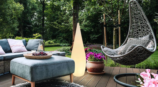 Globo Lighting Φωτιστικό Δαπέδου Υ120xΜ36εκ. με Ντουί για Λαμπτήρα E27 Λευκό