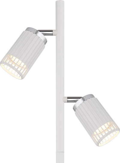 Globo Lighting Floor Lamp H158cm. White