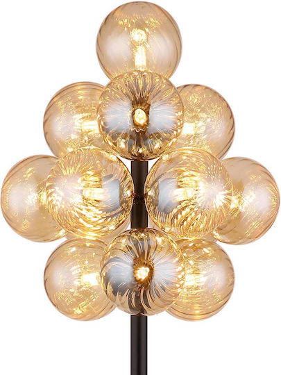 Globo Lighting Φωτιστικό Δαπέδου Υ160xΜ39.5εκ. με Ντουί για Λαμπτήρα G9 Μαύρο