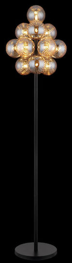 Globo Lighting Φωτιστικό Δαπέδου Υ160xΜ39.5εκ. με Ντουί για Λαμπτήρα G9 Μαύρο