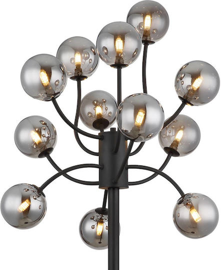 Globo Lighting Riha Подова Лампа с Цокъл за Крушка G9 Черен