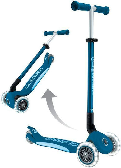 Globber Kids Foldable Elite 3-Wheel Scooter for 3+ Years Petrol