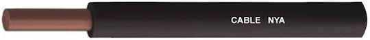 Power Cord Type NYA With Cable Properties 1x2.5mm² In Black Colour 1m