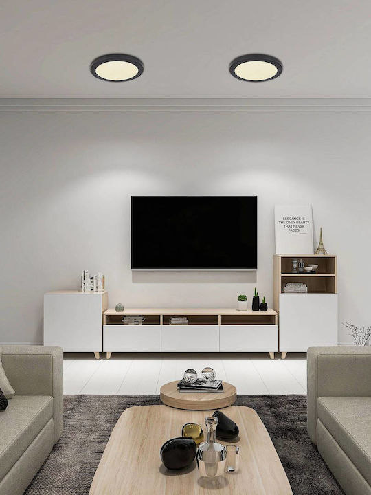 Globo Lighting Lasse Rotund În aer liber Panou LED Putere 24W cu Alb Cald Lumini