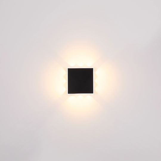 Globo Lighting Panou LED Putere 12W cu Alb Cald Lumini 20x20cm.