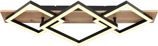 Globo Lighting Παραλληλόγραμμο Εξωτερικό LED Panel 24W με Θερμό Λευκό Φως 3000K 61x31εκ.