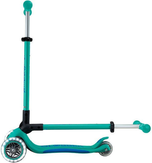 Globber Kids Scooter Foldable Elite 3-Wheel for 3+ Years Green