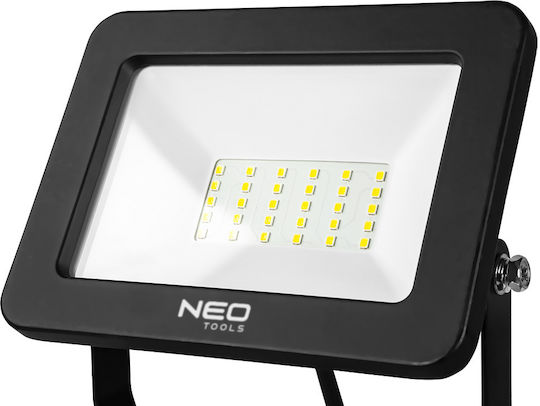 Neo Tools Electric Jobsite Light LED IP65 with Brightness up to 9000lm Tripod 2x50W