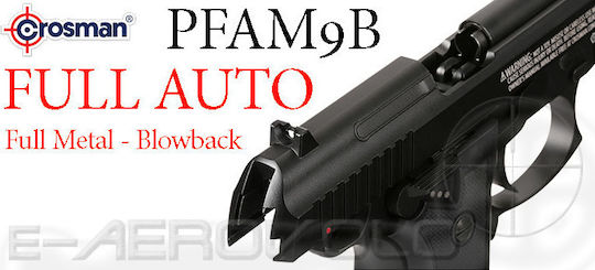 Crosman Αεροβόλο Πιστόλι CO2 PFAM9B Blowback Μεταλλικό 4.5mm