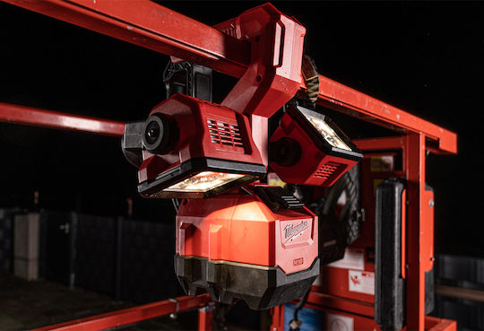 Milwaukee Rechargeable Jobsite Light LED IP56 Dual Function with Brightness up to 2500lm M18 UBL-0
