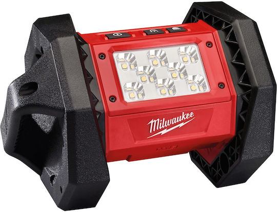 Milwaukee Φακός Συνεργείου Επαναφορτιζόμενος LED IP54 με Φωτεινότητα έως 1100lm M18 AL-0