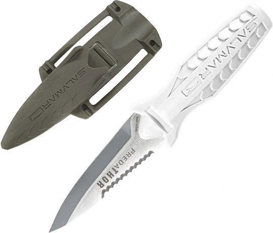 Salvimar Predathor Diving Knife Spearfishing Knife with Blade Length 8cm