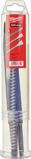 Milwaukee Set Pointed Chisel & Chisel Bits 250mm with SDS Plus Socket 3pcs