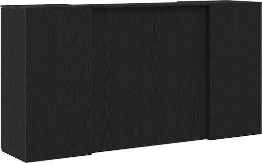 vidaXL Büroempfang mit Abmessungen L200xB50xH103.5cm