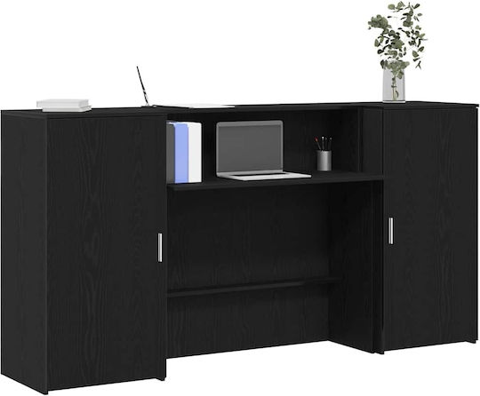 vidaXL Büroempfang mit Abmessungen L200xB50xH103.5cm