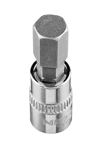 Neo Tools Битов ключ с Allen връх и Квадратно Гнездо 1/4'' Размер H8x37мм 1бр